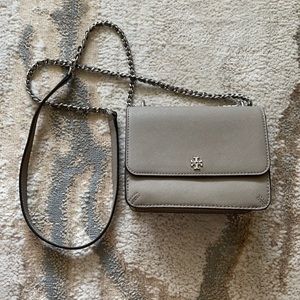 Robinson Mini French Grey Saffiano Leather bag